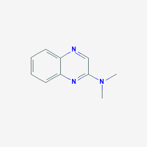 molecular formula C10H11N3 B013572 N,N-二甲基喹喔啉-2-胺 CAS No. 35552-76-2