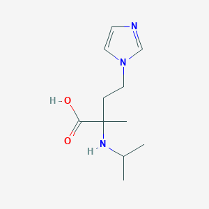 4-(1h-Imidazol-1-yl)-2-(isopropylamino)-2-methylbutanoic acid