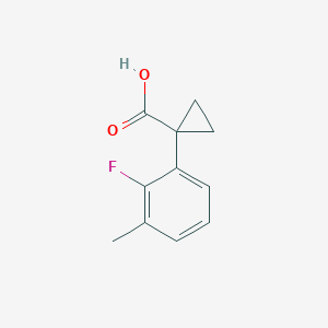 1-(2-Fluoro-3-methylphenyl)cyclopropane-1-carboxylic acid