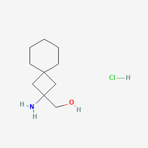 {2-Aminospiro[3.5]nonan-2-yl}methanolhydrochloride