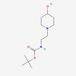 Tert-butyl 2-(4-hydroxypiperidin-1-yl)ethylcarbamate