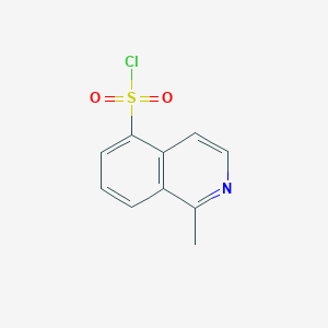 molecular formula C10H8ClNO2S B13572103 1-Methylisoquinoline-5-sulfonyl chloride 