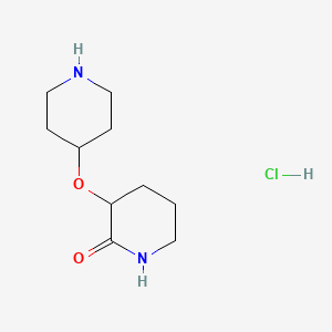 3-(Piperidin-4-yloxy)piperidin-2-onehydrochloride