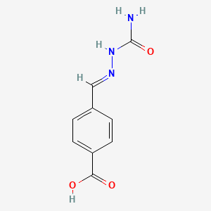 4-{[(Carbamoylamino)imino]methyl}benzoic acid