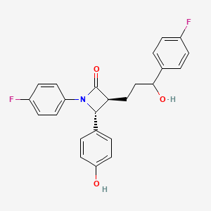 (3R,4S)-1-(4-fluorophenyl)-3-[3-(4-fluorophenyl)-3-hydroxypropyl]-4-(4-hydroxyphenyl)azetidin-2-one