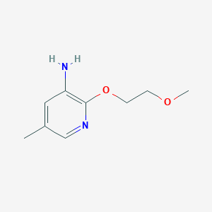 2-(2-Methoxyethoxy)-5-methylpyridin-3-amine