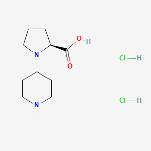 (2S)-1-(1-methylpiperidin-4-yl)pyrrolidine-2-carboxylicaciddihydrochloride