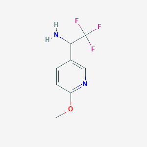 2,2,2-Trifluoro-1-(6-methoxypyridin-3-YL)ethanamine