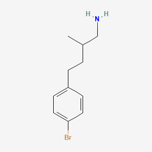 4-(4-Bromophenyl)-2-methylbutan-1-amine