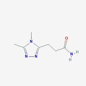 3-(dimethyl-4H-1,2,4-triazol-3-yl)propanamide