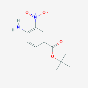 molecular formula C11H14N2O4 B13572309 Tert-butyl 4-amino-3-nitrobenzoate 