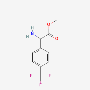 Ethyl 2-amino-2-(4-(trifluoromethyl)phenyl)acetate