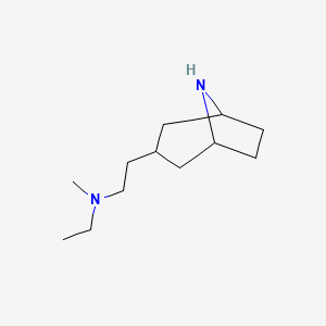 2-(8-Azabicyclo[3.2.1]octan-3-yl)-N-ethyl-N-methylethan-1-amine