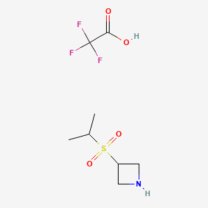 3-(Propane-2-sulfonyl)azetidine,trifluoroaceticacid