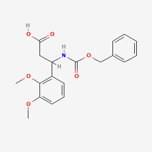 3-{[(Benzyloxy)carbonyl]amino}-3-(2,3-dimethoxyphenyl)propanoic acid