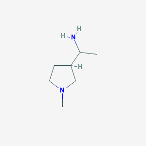 1-(1-Methylpyrrolidin-3-yl)ethan-1-amine