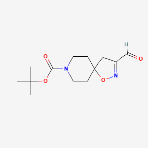 Tert-butyl3-formyl-1-oxa-2,8-diazaspiro[4.5]dec-2-ene-8-carboxylate