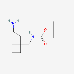 tert-Butyl ((1-(2-aminoethyl)cyclobutyl)methyl)carbamate