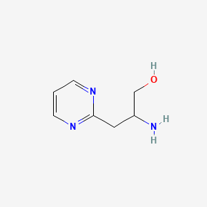 2-Amino-3-(pyrimidin-2-yl)propan-1-ol