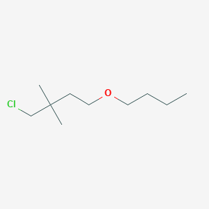 4-Butoxy-1-chloro-2,2-dimethylbutane