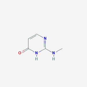 Pyrimidine, 4-hydroxy-2-methylamino-