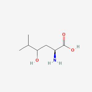 (2S)-2-amino-4-hydroxy-5-methylhexanoic acid