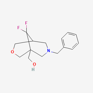 {7-Benzyl-9,9-difluoro-3-oxa-7-azabicyclo[3.3.1]nonan-1-yl}methanol