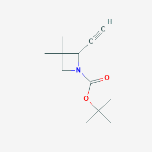 Tert-butyl 2-ethynyl-3,3-dimethylazetidine-1-carboxylate