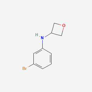 N-(3-bromophenyl)oxetan-3-amine