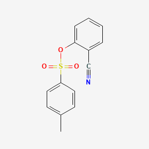 Benzonitrile, 2-[[(4-methylphenyl)sulfonyl]oxy]-