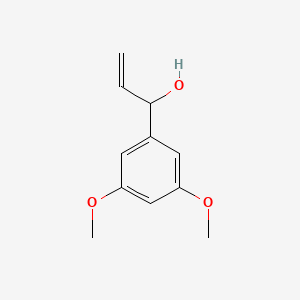 molecular formula C11H14O3 B13572620 1-(3,5-Dimethoxyphenyl)prop-2-en-1-ol 