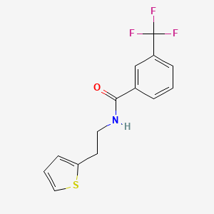 N-[2-(Thiophen-2-YL)ethyl]-3-(trifluoromethyl)benzamide