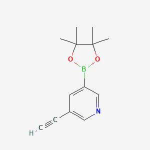 3-Ethynyl-5-(4,4,5,5-tetraMethyl-1,3,2-dioxaborolan-2-yl)pyridine