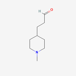 3-(1-Methylpiperidin-4-yl)propanal