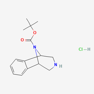 Tert-butyl10,12-diazatricyclo[6.3.1.0,2,7]dodeca-2,4,6-triene-12-carboxylatehydrochloride