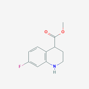 Methyl 7-fluoro-1,2,3,4-tetrahydroquinoline-4-carboxylate