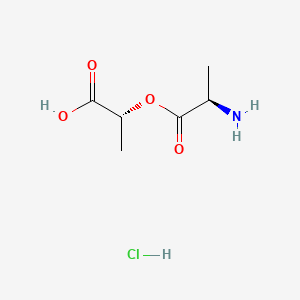 (2R)-2-{[(2R)-2-aminopropanoyl]oxy}propanoicacidhydrochloride