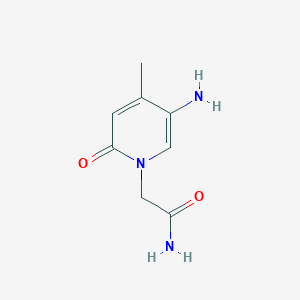 2-(5-Amino-4-methyl-2-oxopyridin-1(2h)-yl)acetamide