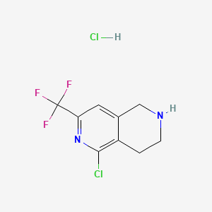 5-Chloro-7-(trifluoromethyl)-1,2,3,4-tetrahydro-2,6-naphthyridine hydrochloride