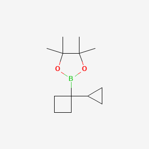 2-(1-Cyclopropylcyclobutyl)-4,4,5,5-tetramethyl-1,3,2-dioxaborolane