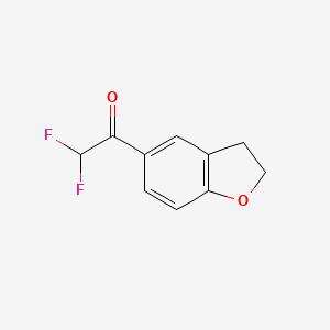 1-(2,3-Dihydro-1-benzofuran-5-yl)-2,2-difluoroethan-1-one