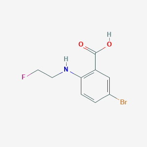 5-Bromo-2-((2-fluoroethyl)amino)benzoic acid