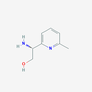 (2r)-2-Amino-2-(6-methylpyridin-2-yl)ethan-1-ol