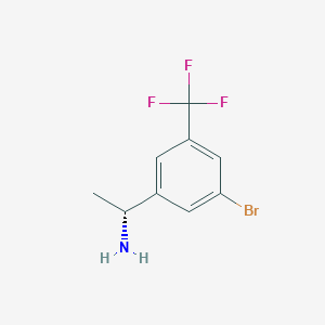 (1r)-1-[3-Bromo-5-(trifluoromethyl)phenyl]ethan-1-amine