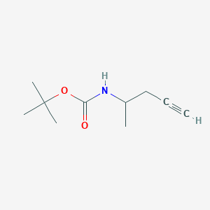 tert-butyl N-(pent-4-yn-2-yl)carbamate