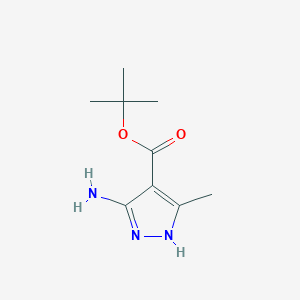 tert-Butyl 5-amino-3-methyl-1H-pyrazole-4-carboxylate