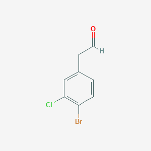 2-(4-Bromo-3-chlorophenyl)acetaldehyde