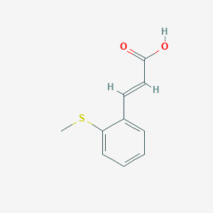 (E)-3-(2-methylsulfanylphenyl)prop-2-enoic acid