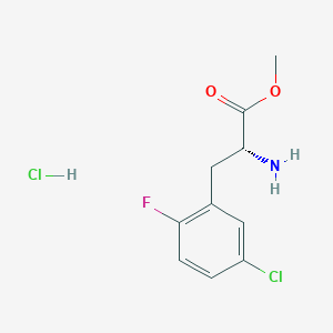 methyl(2R)-2-amino-3-(5-chloro-2-fluorophenyl)propanoatehydrochloride