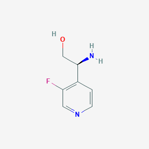 (S)-2-Amino-2-(3-fluoropyridin-4-yl)ethan-1-ol